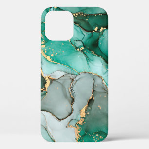 アルコの自然高級抽象芸術流絵画動アート iPhone 12ケース