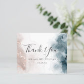 アルコエレガントーモダンルインク赤面ブルーありがとう (スタンド正面)