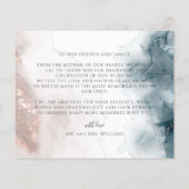 アルコエレガントーモダンルインク赤面ブルーありがとう (裏面)