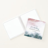 アルコエレガントーモダンルインク赤面ブルーウォーター色 ノートブック (内部)