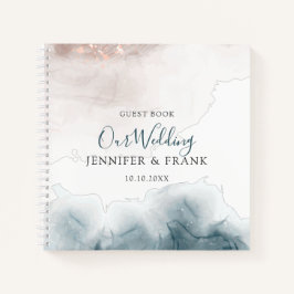 アルコエレガントーモダンルインク赤面ブルー ノートブック