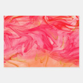 アルコエレガントールインクパターン ラッピングペーパーシート (正面3)