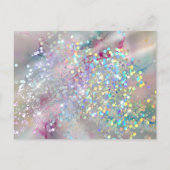 アルコエレガントールインクホログラフィックグリッターありがとう ポストカード (裏面)