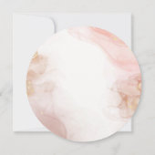 アルコエレガントールインク金ゴールド赤面ピミニマルンク セーブザデート (裏面)