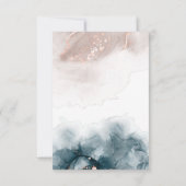 アルコエレガントールインク金ゴールド赤面ブミニマルルー 出欠カード (裏面)