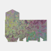 アルコカラフルールインク、緑とブルゴーニュ抽象芸術 フェイバーボックス (折り畳みなし)