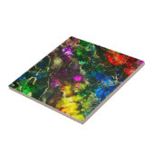 アルコサイケデリックールインク抽象芸術絵画ズ タイル (側面)