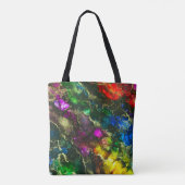 アルコサイケデリックールインク抽象芸術絵画ズ トートバッグ (裏面)