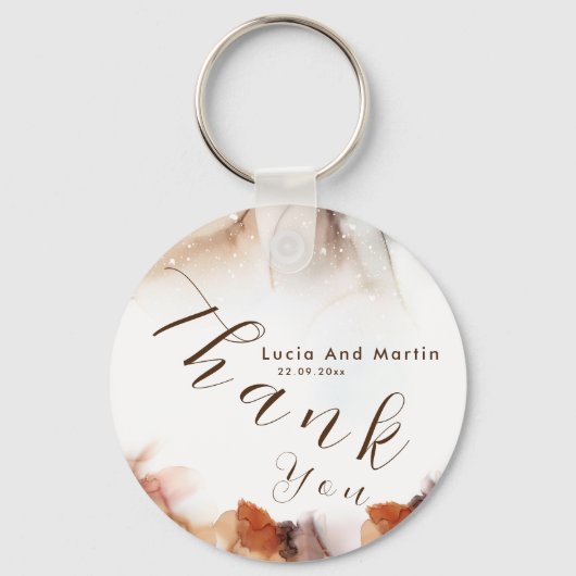 アルコスタイリッシュールオレンジインクサンキュー結婚ズ キーホルダー (正面)