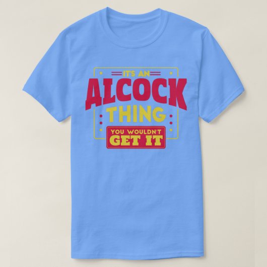 アルコック Tシャツ (デザイン正面)