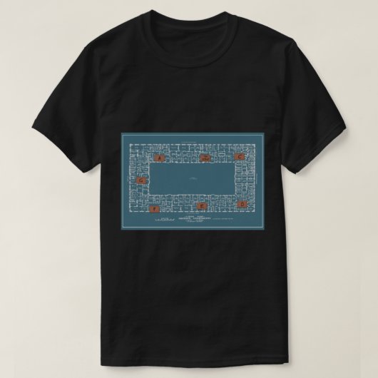 アルコニア建物計画 Tシャツ (デザイン正面)