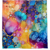 アルコモダンルインクウォーターの背景色 シャワーカーテン (正面)