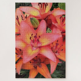 アルコラルカラーガーデンリリー ジグソーパズル