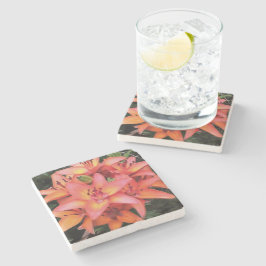 アルコラルカラーガーデンリリー ストーンコースター