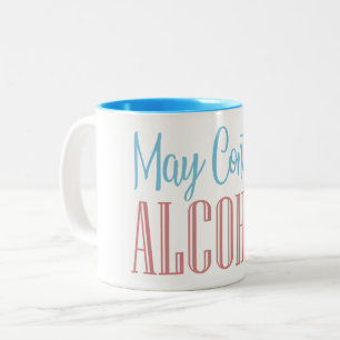 アルコールおもしろいを含む場合がある ツートーンマグカップ