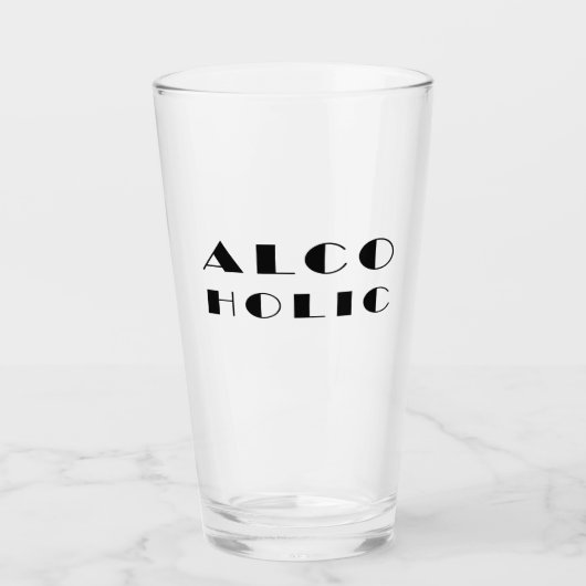 アルコールおもしろいデザイン タンブラーグラス (正面)