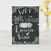 アルコールが付いているおもしろいなバースデー・カード カード (黄色い花)