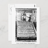 アルコールが地獄への扉を開く ポストカード (正面/裏面)