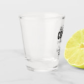 アルコールがCOVID おもしろい結婚式の引き出物ショットグラスを殺す ショットグラス (左)