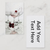 アルコールさくらんぼの名刺 名刺 (正面/裏面)