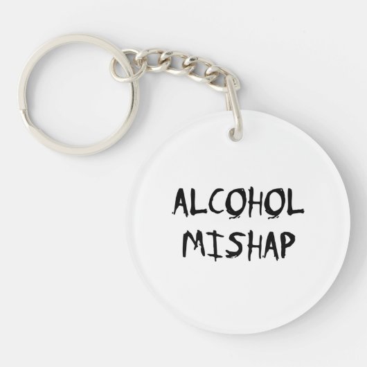 アルコールのミシャップ キーホルダー (正面)