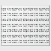 アルコールのミシャップ ラッピングペーパー (フラット)