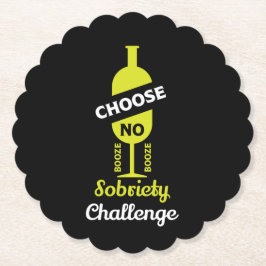 アルコールの汚れアルコールの無い完全支持 ペーパーコースター