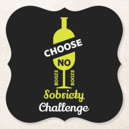 アルコールの汚れアルコールの無い完全支持 ペーパーコースター