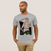 アルコールはヘビです! Tシャツ (正面フル)