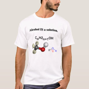 アルコールは解決です! Tシャツ