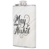 アルコールを含むことができる フラスク (左)