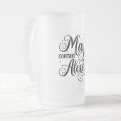 アルコールを含むことができる フロストグラスビールジョッキ (正面左)