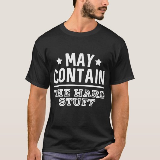 アルコールを飲む懸命物を含んでもよい1 Tシャツ (正面)