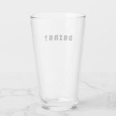 アルコールを飲む タンブラーグラス (裏面)