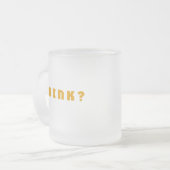 アルコールを飲む フロストグラスマグカップ (正面左)