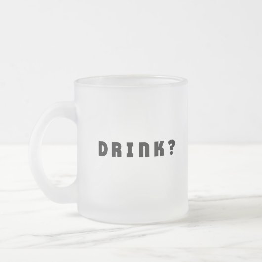 アルコールを飲む フロストグラスマグカップ (左)