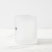 アルコールを飲む フロストグラスマグカップ (中央)