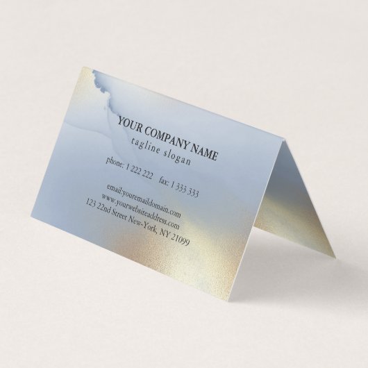 アルコールインクのテクスチャ 名刺 (裏面)