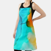 アルコールインクの一部、マ絵画クロ写真、アブストラック エプロン (インサイチュ)