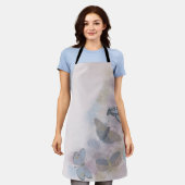 アルコールインクの蝶 エプロン (着用した状態)