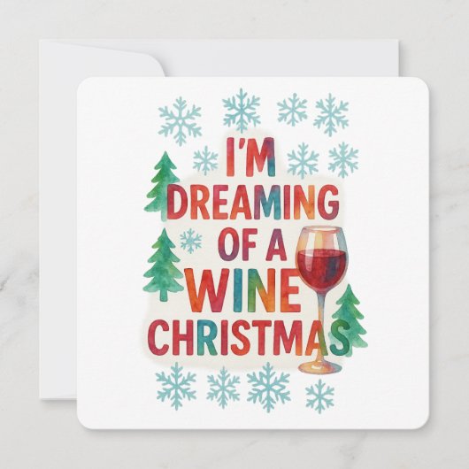 アルコールインクを使ったクリスマスの笑い (正面)