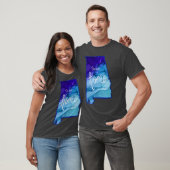 アルコールインクアートで作ったSweet Home Alabama Tシャツ (ユニセックス)