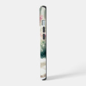 アルコールインクアートの花束 iPhone 15ケース (左側面)
