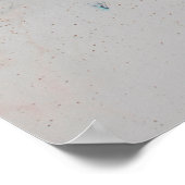 アルコールインクアート絵画。抽象芸術。アルコールインクバ ポスター (角)