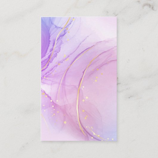 アルコールインクイヤリングカード 名刺 (裏面)