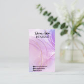 アルコールインクイヤリングカード 名刺