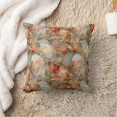 アルコールインクシェル装飾用クッション枕16" x 16" クッション (ブランケット)