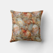 アルコールインクシェル装飾用クッション枕16" x 16" クッション (裏面)