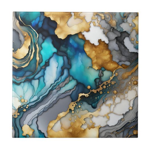 アルコールインクセラミックタイル タイル (正面)