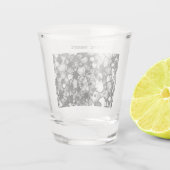 アルコールインクパターン白黒カスタマイズ ショットグラス (裏面)